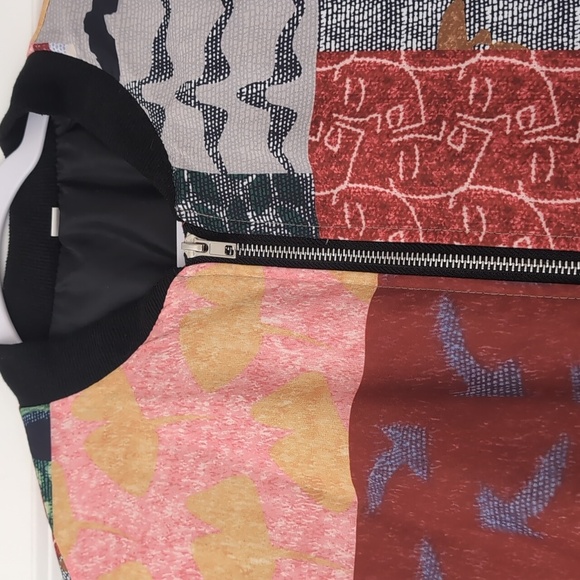 Multicolor Soft Bomber Jacket - Picture 6 of 10